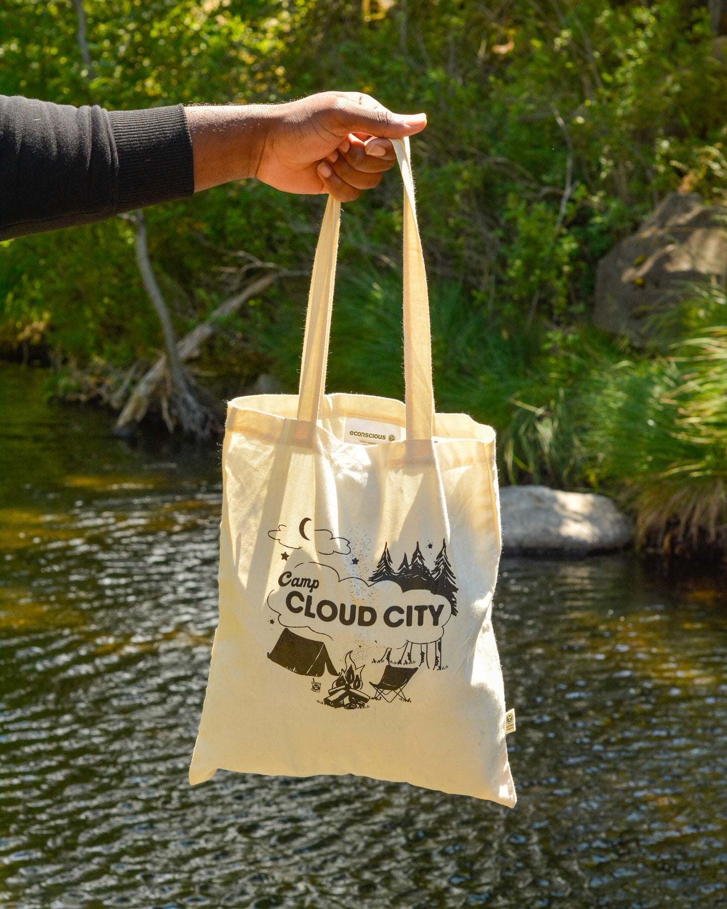 Camp Cloud City Tote Bag